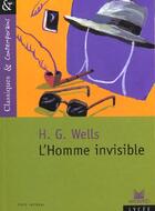 Couverture du livre « L'homme invisible » de Herbert George Wells aux éditions Magnard