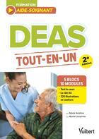 Couverture du livre « DEAS tout en un : 5 blocs de compétences, 10 modules (2e édition) » de Sylvie Ameline et Muriel Levannier aux éditions Vuibert