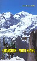 Couverture du livre « Chamonix mont blanc » de J-M Jeudy aux éditions Glenat
