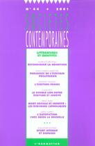 Couverture du livre « SOCIETES CONTEMPORAINES n.44 ; littératures et identités » de Societes Contemporaines aux éditions L'harmattan