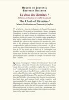 Couverture du livre « Le choc des identités ? ; the clash of identities ? » de Jouvenel/Delcroix aux éditions Futuribles