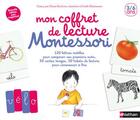 Couverture du livre « Mon coffret de lecture Montessori ; 3/6 ans » de Roberta Rocchi et Marie Kirchner aux éditions Nathan