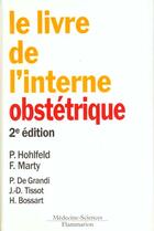 Couverture du livre « Obstetrique » de Hohlfeld Patrick aux éditions Lavoisier Medecine Sciences