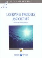 Couverture du livre « Les bonnes pratiques associatives » de Aphp aux éditions Doin