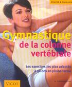 Couverture du livre « Gymnastique de la colonne vertébrale » de Alain Schmauderer aux éditions Vigot