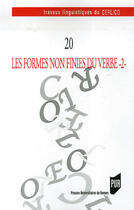 Couverture du livre « Les formes non finies du verbe t.2 » de Lambe aux éditions Pu De Rennes