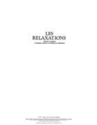 Couverture du livre « Les relaxations ; théories et pratiques de quelques solutions de rechange aux médications » de Jean-Rene Chenard aux éditions Presses De L'universite Du Quebec