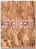 Couverture du livre « Janice Meredith » de Paul Leicester Ford aux éditions Ebookslib