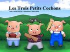 Couverture du livre « Les trois petits cochons » de Michel Kieffer et Ikuko Ikeda aux éditions Mk67