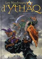 Couverture du livre « Les naufragés d'Ythaq Tome 4 : l'ombre de Khengis » de Christophe Arleston et Adrien Floch aux éditions Soleil