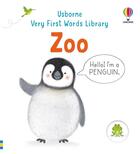 Couverture du livre « Zoo : very first words library » de Tony Neal et Matthew Oldham aux éditions Usborne