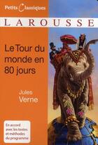 Couverture du livre « Le tour du monde en 80 jours » de Jules Verne aux éditions Larousse