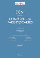 Couverture du livre « ECNI ; conférences Paris Descartes t.1 » de  aux éditions Maloine