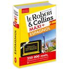 Couverture du livre « LE ROBERT & COLLINS ; MAXI + ; espagnol + carte téléchargement » de  aux éditions Le Robert