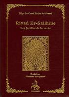 Couverture du livre « Riyad Es-Salihine, les jardins de la vertu » de An-Nawawi aux éditions Universel