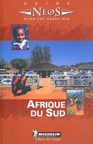 Couverture du livre « Afrique du sud » de Collectif Michelin aux éditions Michelin