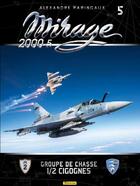 Couverture du livre « Mirage 2000-5 ; groupe de chasse ; 1/2 Cigognes ; des cigognes au combat » de Frederic Lert et Alexandre Paringaux aux éditions Zephyr