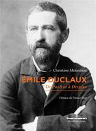 Couverture du livre « Émile Duclaux » de Christine Moissinac aux éditions Hermann