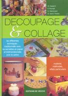 Couverture du livre « Decoupage et collage » de  aux éditions De Vecchi