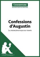 Couverture du livre « Confessions d'augustin » de Adele Dion aux éditions Lepetitphilosophe.fr