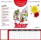 Couverture du livre « Astérix ; calendrier de la famille (septembre 2015 - septembre 2016) » de  aux éditions Chene