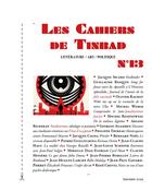 Couverture du livre « Les cahiers de tinbad 13 » de Collectf aux éditions Tinbad