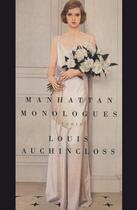 Couverture du livre « Manhattan Monologues » de Louis Auchincloss aux éditions Houghton Mifflin Harcourt