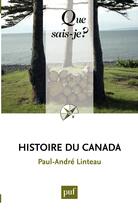 Couverture du livre « Histoire du Canada (5e édition) » de Paul-Andre Linteau aux éditions Presses Universitaires De France