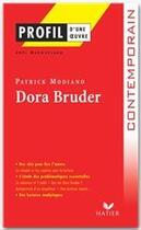 Couverture du livre « Dora Bruder, de Patrick Modiano » de Joel Dubosclard aux éditions Hatier