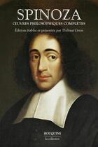 Couverture du livre « Oeuvres complètes » de Baruch Spinoza aux éditions Bouquins