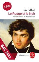 Couverture du livre « Le rouge et le noir » de Stendhal aux éditions Le Livre De Poche