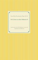 Couverture du livre « Pie II, lettre au sultan Mahomet II : instruction de la foi chrétienne, contre les impostures de l'Alcoran » de Enea Silvio Piccolomini aux éditions Books On Demand