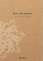 Couverture du livre « La Bible en carnets - Actes des apôtres » de Blf Editions aux éditions Blf Europe