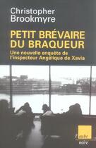 Couverture du livre « Petit breviaire du braqueur » de Christopher Bookmyre aux éditions Editions De L'aube