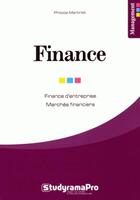 Couverture du livre « Finance » de Philippe Martinet aux éditions Studyrama