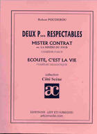 Couverture du livre « Deux p... respectables » de Robert Pouderou aux éditions Art Et Comedie