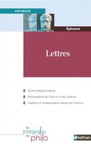 Couverture du livre « Int phil 05 lettres » de Salem/Conche/Hamelin aux éditions Nathan