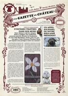 Couverture du livre « Le château des animaux ; la gazette du château n.3 » de La Gazette Des Animaux Collectif aux éditions Casterman