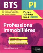 Couverture du livre « BTS professions immobilières : PI (2e édition) » de Jose Miguel Alonso Garcia et Kevin Trodoux aux éditions Ellipses