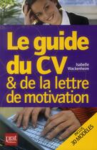 Couverture du livre « Guide du CV & de la lettre de motivation » de Isabelle Wackenheim aux éditions Prat