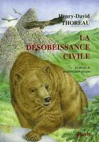 Couverture du livre « La désobeissance civile » de Thoreau Henry David aux éditions Utovie