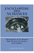 Couverture du livre « Encyclopedie des nuisances - dictionnaire de la deraison dans les arts, les sciences et les metiers » de Encyclopedie Des Nui aux éditions Encyclopedie Des Nuisances