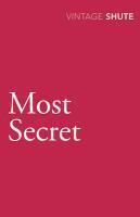 Couverture du livre « Most Secret » de Shute Norway Nevil aux éditions Random House Digital
