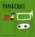 Couverture du livre « Pan & chat et le voleur » de Aki aux éditions Gallimard-jeunesse