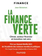 Couverture du livre « La finance verte » de Jean Boissinot aux éditions Dunod