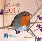 Couverture du livre « L'agenda des oiseaux 2017 » de Fabrice Croset aux éditions Rustica