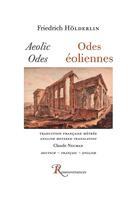 Couverture du livre « Odes eoliennes » de Holderlin-F aux éditions Ressouvenances