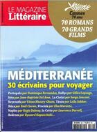 Couverture du livre « Le magazine litteraire n 580 mediterranee juin 2017 » de  aux éditions Le Magazine Litteraire