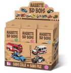 Couverture du livre « Display 24 maquettes vehicules 3d (10 modeles) » de  aux éditions Cartotheque Egg