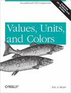 Couverture du livre « Values, Units, and Colors » de Eric-A Meyer aux éditions O'reilly Media